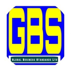 Logo for Global Business Standards Ltd with yellow GBS text.